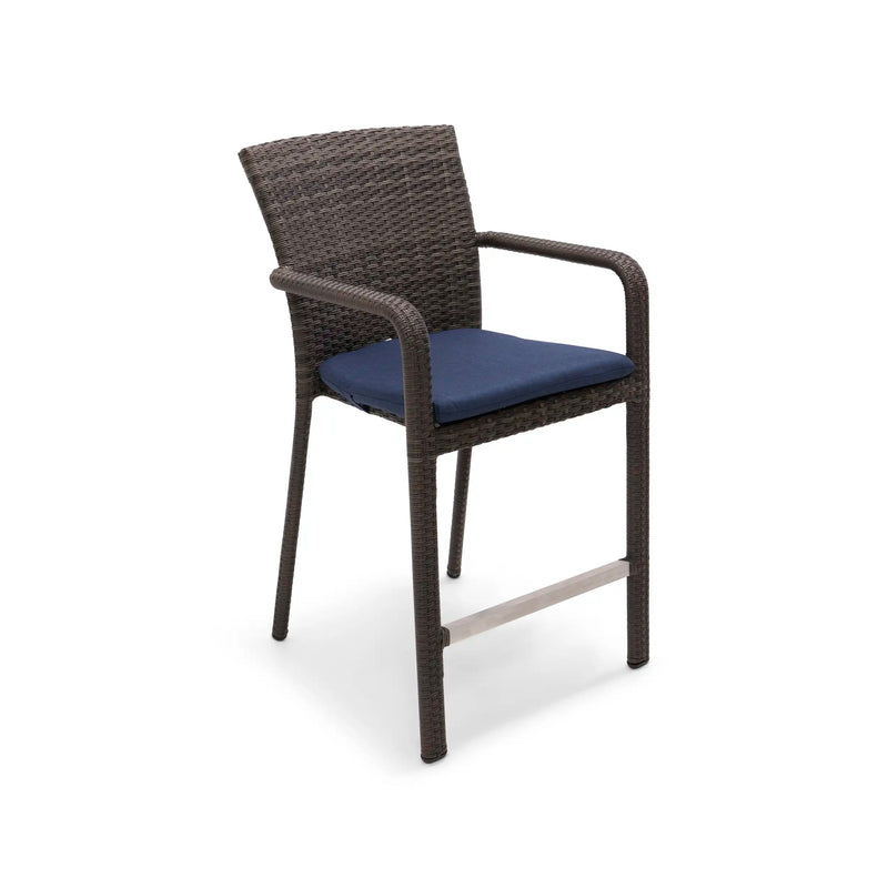 St. Kitts Woven Counter Height Stool Canola Seed - The Great Escape