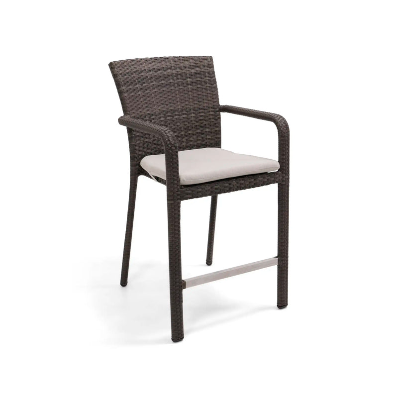 St. Kitts Woven Counter Height Stool Canola Seed - The Great Escape