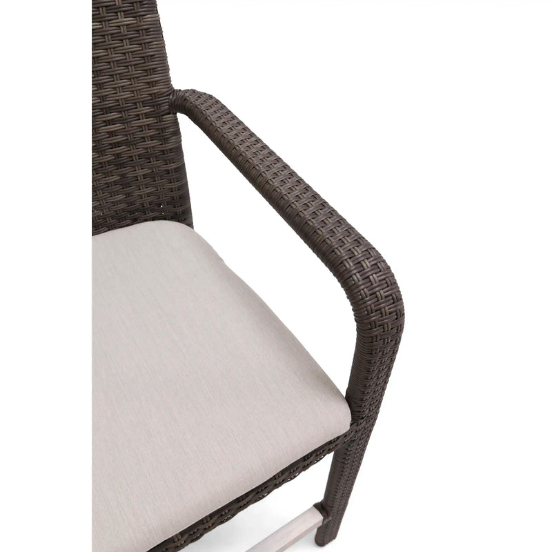St. Kitts Woven Counter Height Stool Canola Seed - The Great Escape