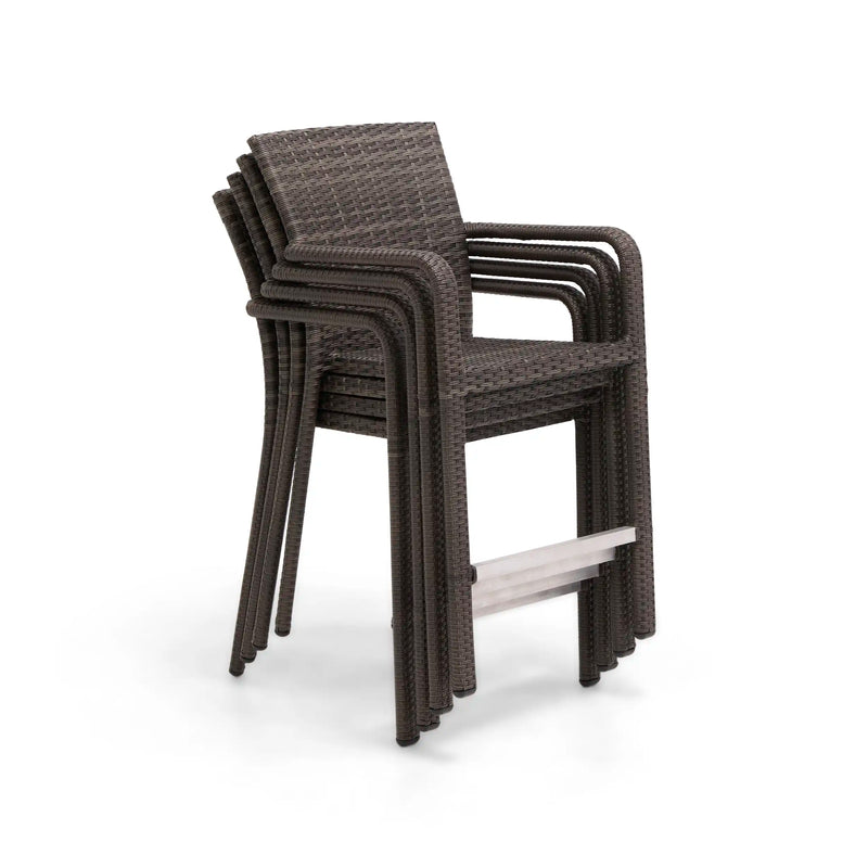 St. Kitts Woven Counter Height Stool Canola Seed - The Great Escape