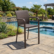 St. Kitts Woven Counter Height Stool Canola Seed - The Great Escape