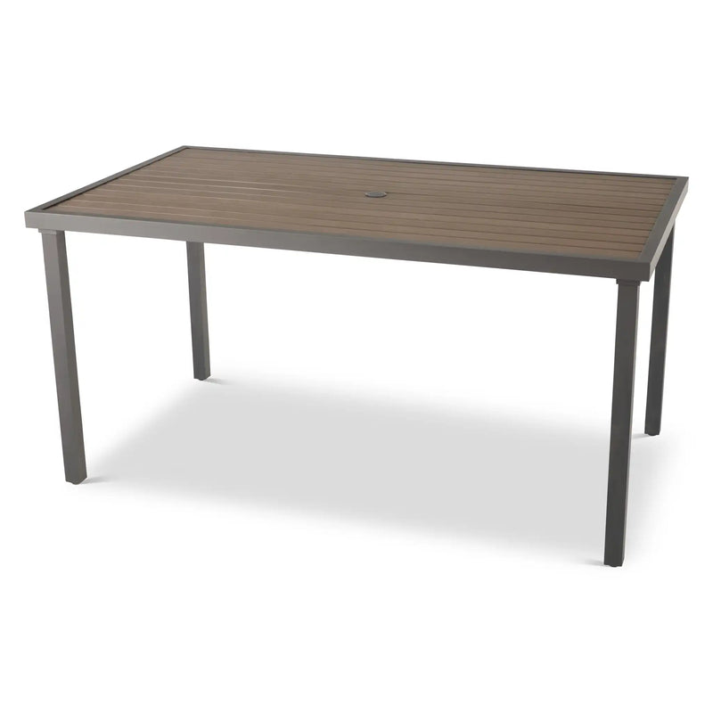 Picture of St. Kitts Plank Counter Height Rectangle Table - Graphite