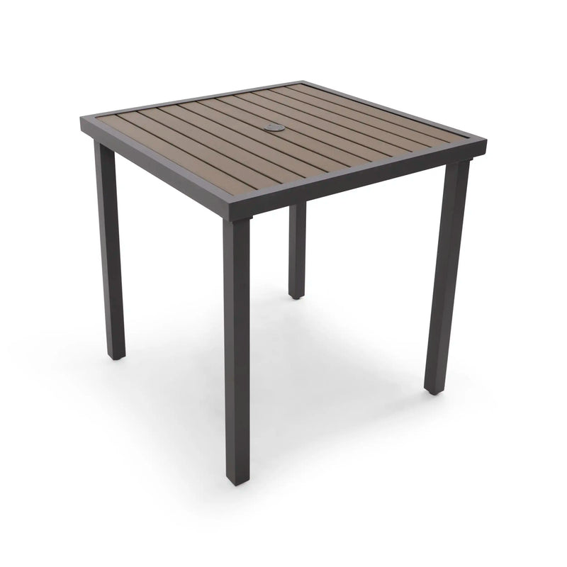 St. Kitts 5 Piece Woven Counter Height Group - Canola Seed - The Great Escape