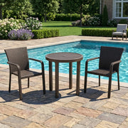 St. Kitts Sling 3 Piece Woven Bistro Group - The Great Escape
