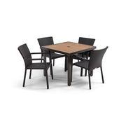 St. Kitts 5 Piece Woven Dining Group - The Great Escape