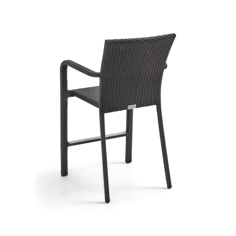 St. Kitts Woven Roasted Pecan Counter Height Stool - The Great Escape