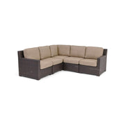 St. Kitts 5 Piece Mirage Latte Sectional Group - The Great Escape
