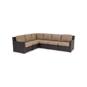 St. Kitts 6 Piece Mirage Latte Sectional Group - The Great Escape