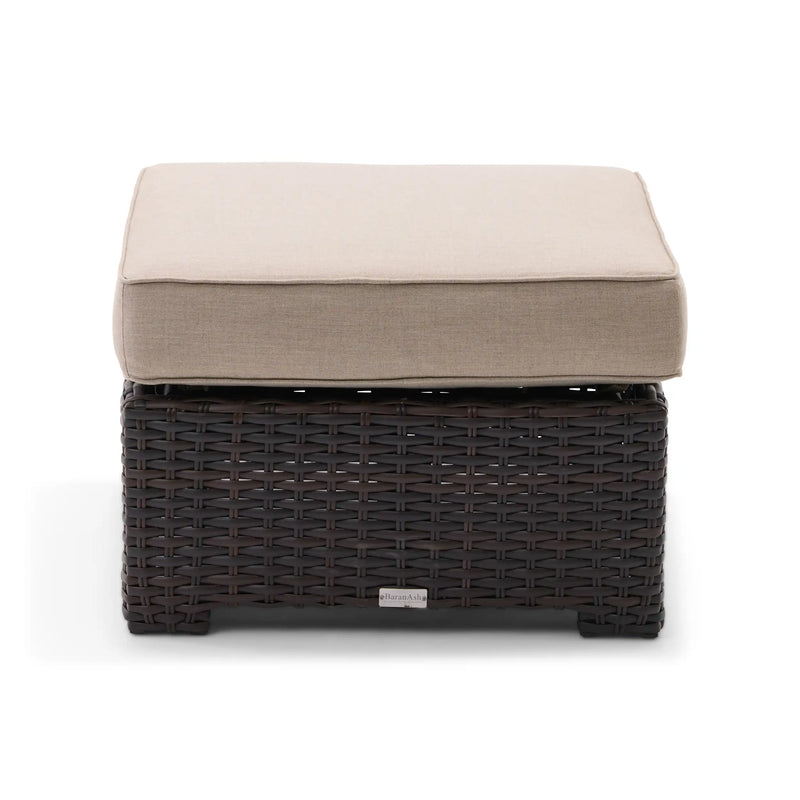 St. Kitts Lifeguard Ostrich 26 Inch Square Ottoman - The Great Escape
