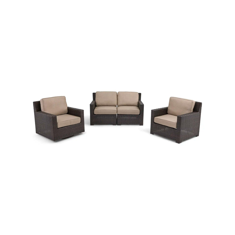St. Kitts 3 Piece Lifeguard Ostrich Loveseat Group - The Great Escape