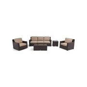 St. Kitts 5 Piece Lifeguard Ostrich Sofa Chat Group - The Great Escape