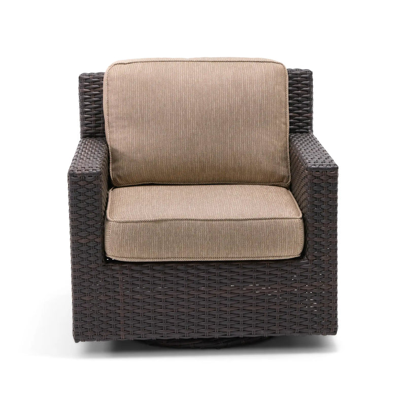 St. Kitts Mirage Latte Swivel Glider - The Great Escape