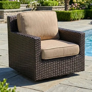 St. Kitts Mirage Latte Swivel Glider - The Great Escape