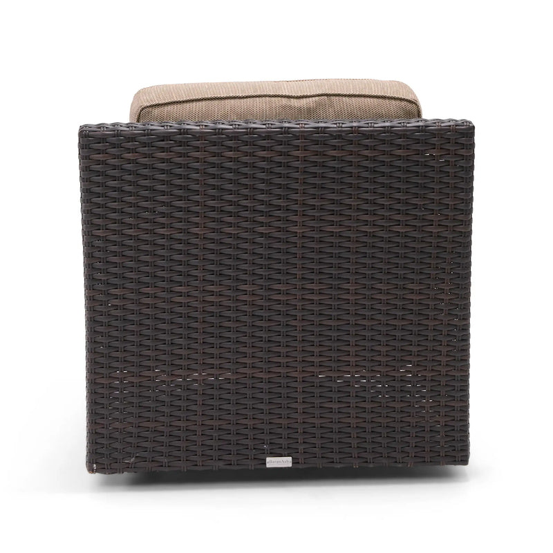 St. Kitts Mirage Latte Swivel Glider - The Great Escape
