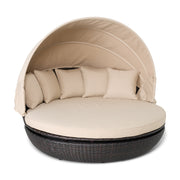 79" Round Swivel Daybed W/ Canopy - The Great Escape