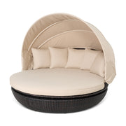 79" Round Swivel Daybed W/ Canopy - The Great Escape