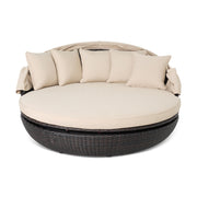 79" Round Swivel Daybed W/ Canopy - The Great Escape