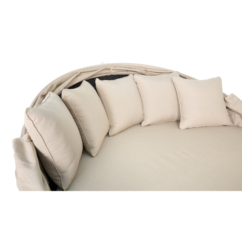 79" Round Swivel Daybed W/ Canopy - The Great Escape