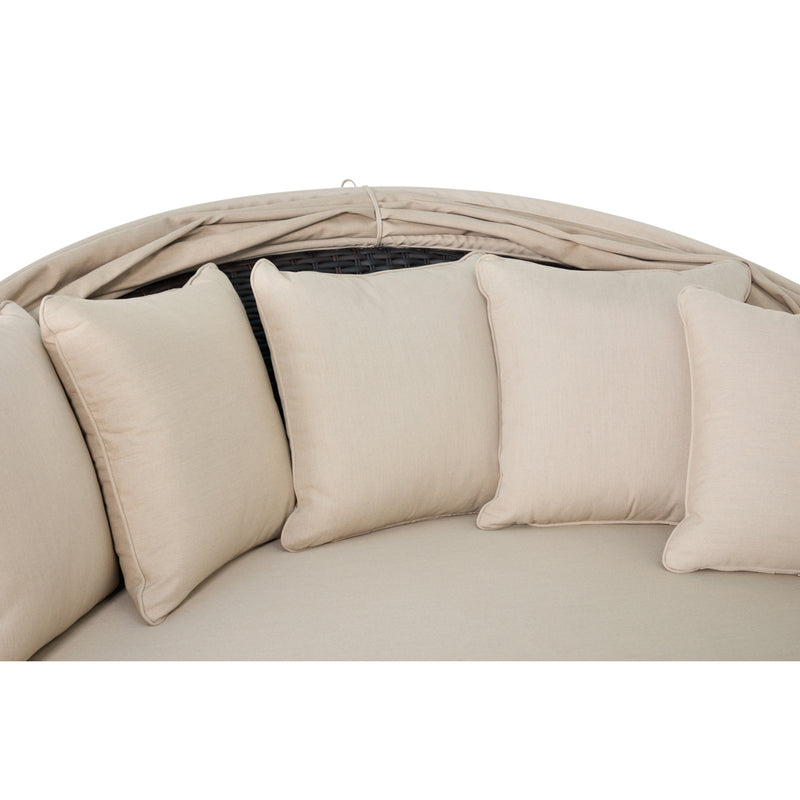 79" Round Swivel Daybed W/ Canopy - The Great Escape