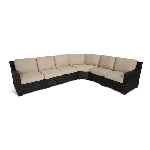 St. Kitts Woven 6 Piece Sectional Group - The Great Escape