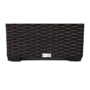 St Kitts 20 Inch Square End Table With Print Glass - The Great Escape