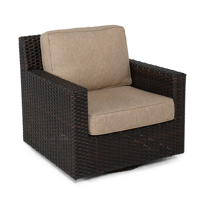 St Kitts Woven Swivel Glider - The Great Escape