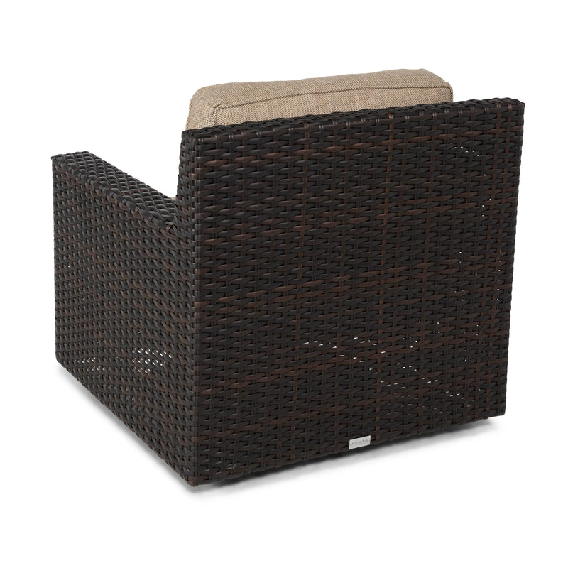 St Kitts Woven Swivel Glider - The Great Escape