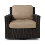 St Kitts Woven Swivel Glider - The Great Escape