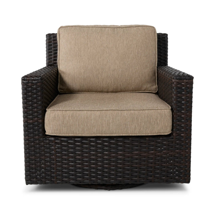 St Kitts Woven Swivel Glider - The Great Escape