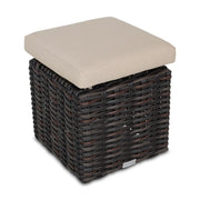 St Kitts Woven Cube Ottoman - The Great Escape