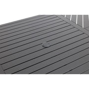 42x76 Inch Oval Black Farnham Slat Dining Table - The Great Escape