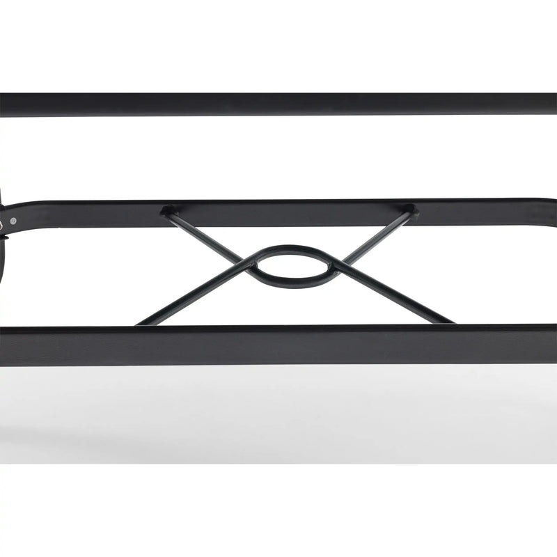 42x76 Inch Oval Black Farnham Slat Dining Table - The Great Escape