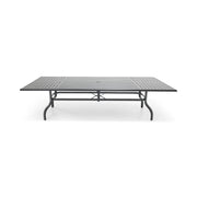 44x112 Inch Rectangle Black Farnham Slat Dining Table - The Great Escape