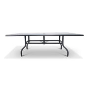 44x84 Inch Rectangle Black Farnham Slat Table - The Great Escape