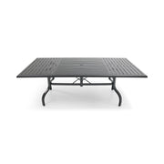 44x84 Inch Rectangle Black Farnham Slat Dining Table - The Great Escape