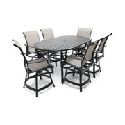 Stirling 7 Piece Sling Counter Height Group - The Great Escape