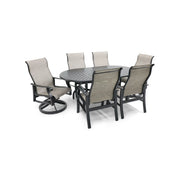 Stirling 7 Piece Sling Oval Dining Group - The Great Escape