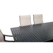 Stirling 7 Piece Ebony Dining Group With 2 Swivel Rockers - The Great Escape