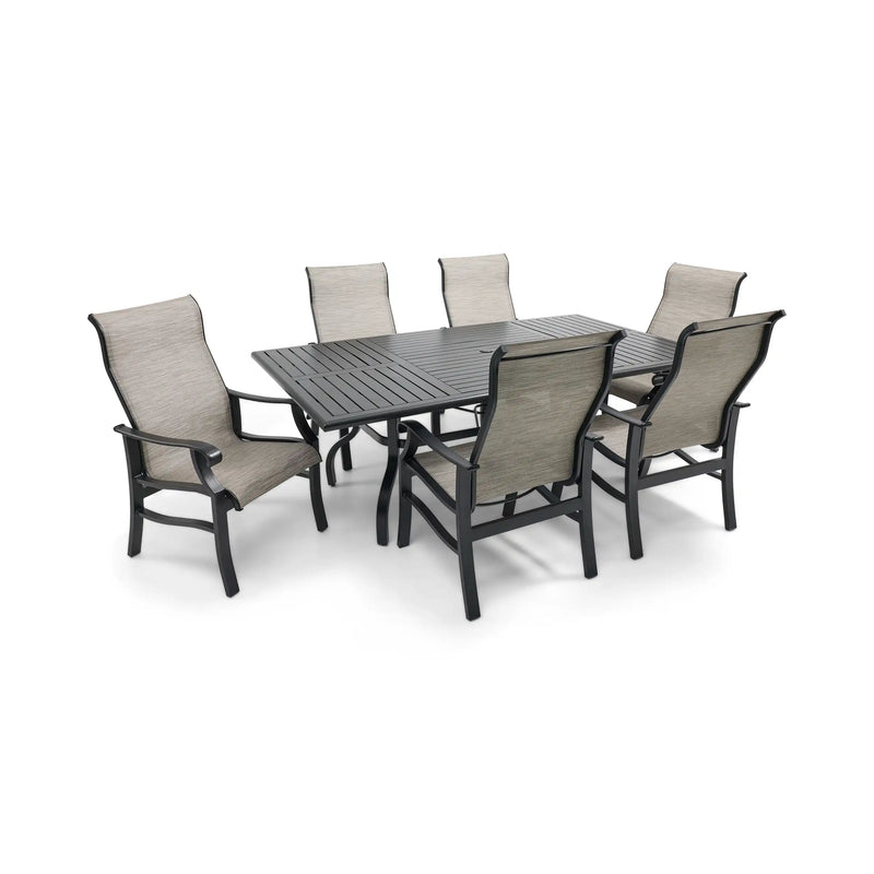 Stirling 7 Piece Sling Dining Group - The Great Escape