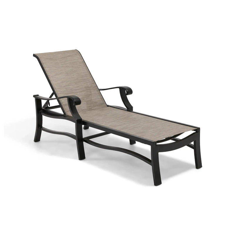 Stirling Deluxe Sling Chaise Lounge W/ Arms - The Great Escape