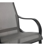 Stirling Black Coal High Back Sling Dining Chair  - The Great Escape