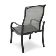 Stirling Black Coal High Back Sling Dining Chair  - The Great Escape