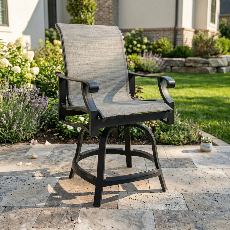 Stirling Swivel Counter Height Stool - The Great Escape