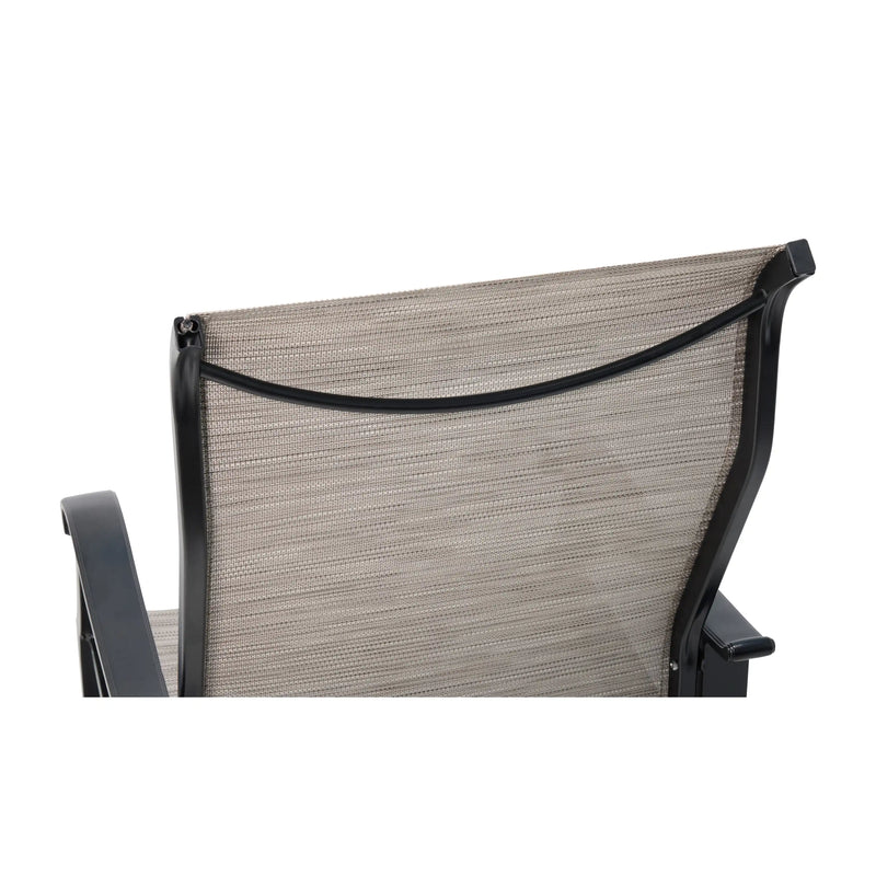 Stirling Black High Back Sling Dining Chair - The Great Escape
