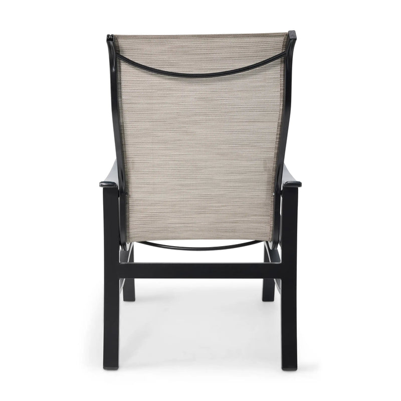 Stirling Black High Back Sling Dining Chair - The Great Escape