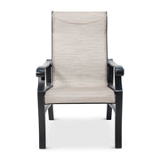 Stirling Black High Back Sling Dining Chair - The Great Escape