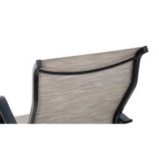 Stirling Black High Back Sling Swivel Rocker - The Great Escape