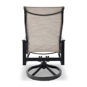 Stirling Black High Back Sling Swivel Rocker - The Great Escape