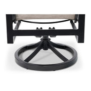 Stirling Black High Back Sling Swivel Rocker - The Great Escape