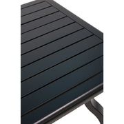 23 Inch Square Black Farnham Slat Coffee Table - The Great Escape
